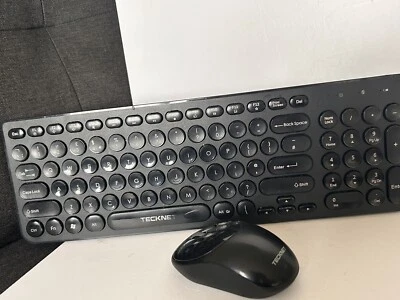 TECKNET Wireless Keyboard and Mouse Set, 2.4GhZ - Image 1 of 4