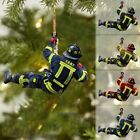 Firefighter Ornament Christmas Tree Pendant Home Decor Hanging Acrylic Pendants