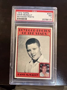 1972 Topps Dave McNally #344 Psa 7 - Bild 1 von 2