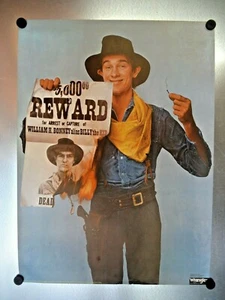 Poster Plakat Reward Billy the Kid by J.P.Goude, Wrangler Jeans - Bild 1 von 2