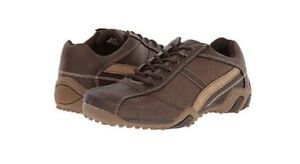 School Shoes Boys Dark Brown Lace StrideRite Shoes Little Boys Size 9 1/2 M