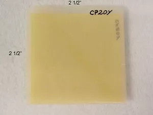 Color Compensating Filter CP20Y | Gelatin Wratten | 2 1/2" x 2 1/2" | NOS |$7.55 - Picture 1 of 1