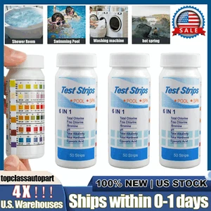 200PCS! Chlorine Dip Test Strips Swimming Pool Water SPA Hot Tub PH Tester Paper - Picture 1 of 23