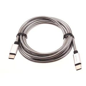 Type-C to USB-C 6ft Metal PD Cable Charger Cord Power Wire Sync for Smartphones - Picture 1 of 7