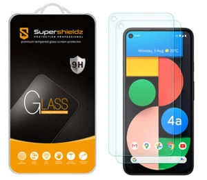 2X Supershieldz Tempered Glass Screen Protector for Google Pixel 4a 5G/ 5G UW - Picture 1 of 5