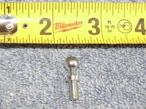 1ea 8mm Metal Ball Stud Strut Spring Mount M5 Metric Thread – 3/8Length Shaft - Picture 1 of 5