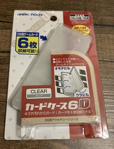 Gametech Nintendo DS Lite DS custodia trasparente per gioco fino a 6 giochi NUOVA - Foto 1 di 2