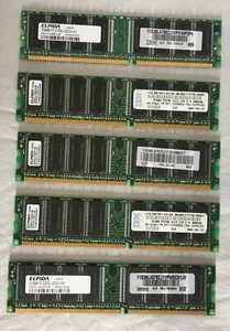 (4x 512MB) ELPIDA EBD52UC8AMFA PC-2700U DDR-333 DIMM Memory Desktop DDR1 RAM ~ - Picture 1 of 7