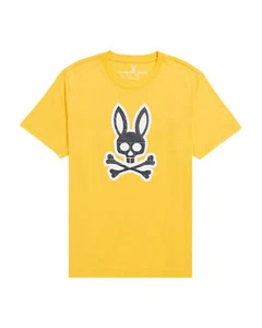 Men's Psycho Bunny Golden Ray Hero Bunny Liam T-Shirt - Picture 1 of 6