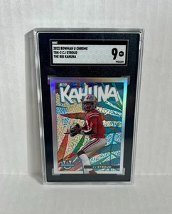 2022 BOWMAN U CHROME TBK-2 CJ STROUD THE BIG KAHUNA HANDSIGNIERT 9MT - Bild 1 von 2