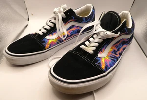Vans Old Skool Electric Flame Glow Mens Size 10.5 Lightly Used , SEE PICTURES - Picture 1 of 6