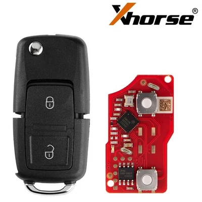 5x Xhorse XKB528EN 2nd Generation Wire Remote Key B5 Flip 2 Buttons For VVDI - Image 1 of 4