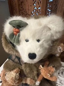 Vintage Boyd’s Bears Plüschfarn Waldbär mit ihren Waldtieren 13 Zoll Weihnachten - Bild 1 von 5