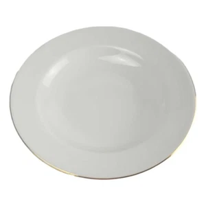 Suppenteller Goldrand Schirnding Bavaria Unbestimmten Formen weiß - Bild 1 von 3