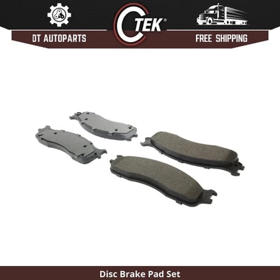 Para 2006-2008 Dodge Ram 1500 | Pastilhas de freio a disco dianteiras centrais | Cerâmica - Imagem 1 de 4