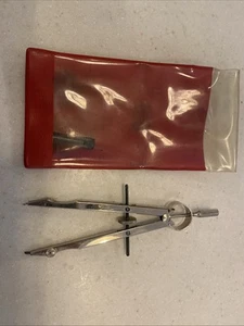 Gramercy Germany Drafting Protractor In Protection Pouch Machinist Tool - Picture 1 of 3