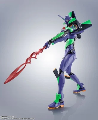 The Robot Spirits EVANGELION TEST TYPE-01 ＋ SPEAR OF CASSIUS Renewal Color New - Image 1 of 4