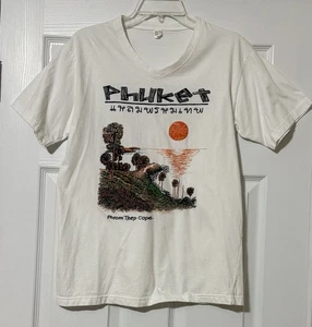 Damen T-SHIRT "PHUKET THAILAND" Phromthep Cape Logo weiß XL - Bild 1 von 6