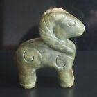 Figurine chinoise ancienne chèvre mouton de jade sculpture animale statue collection décor