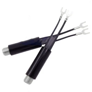 2pcs UHF VHF FM Plated 75-300 Ohm TV Antenna Matching Transformer Coaxial Cable - Picture 1 of 10