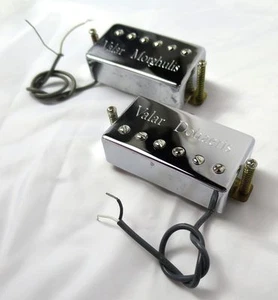 Valar Morghulis Valar Dohaeris Matched Set Uncle Willie CHROME Custom Humbuckers - Picture 1 of 5