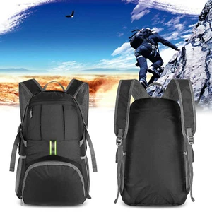 2PCS 35L Comfortable&Ultra-Durable Packable Backpack for Camping Outdoor Daypack - Picture 1 of 12