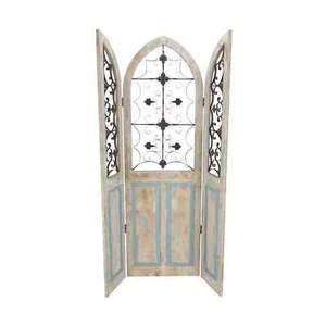 Diviseur de Pièce Separe en Bois A 3 Ante Style Ethnique Chic pour Shops Resto - Photo 1 sur 8