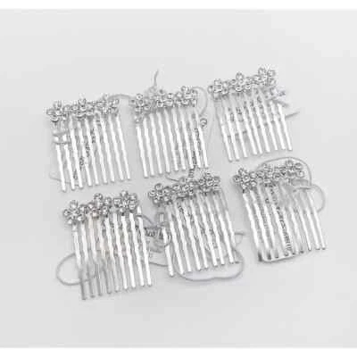 6 mini peines de flores Foto 1 de 2