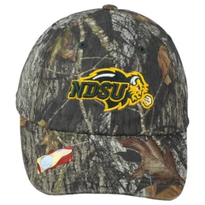 NCAA Cautivador North Dakota State Bisonte NDSU Camuflaje Curvo Bill Sombrero Gorra - Imagen 1 de 4