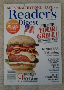 Reader's Digest Magazine July August 2020 Issue Fire Up Your Grill! 20 Tips - Picture 1 of 1