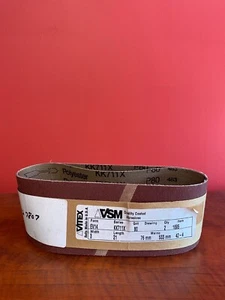 VSM | 1695 | 3inx21in KK711X Sanding Belt 80 Grit | 2 Pack - Picture 1 of 1