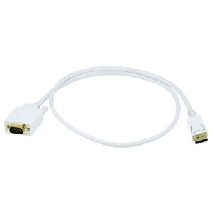 3 6 10 15FT DisplayPort Male to VGA Male Adapter Monitor Cable 28AWG Gold Plated - Picture 1 of 6