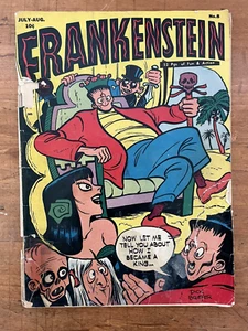 Original Rare 1947 Frankenstein No. 8 Comic Book Dick Briefer Cover & Art-Fair - Picture 1 of 11