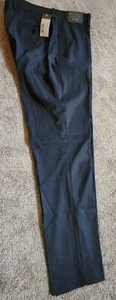 Daniel Cremieux Signature Collection dress pants 34x34 navy blue  - Picture 1 of 5