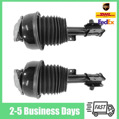 2X Amortiguador de suspensión neumática delantera L+R con ADS para Mercedes CLS550 E350 E550 Foto 1 de 4