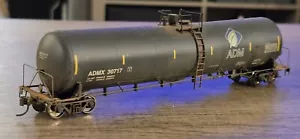 HO Scale Weathered WalthersProto 55' Trinity 30,145 Gallon Tank Car ADMX #30717 - Picture 1 of 2