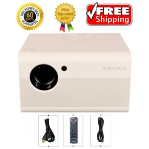 Projecteur Mini Bigasuo B-509 7000 Lumen Bluetooth HDMI USB Avec Pack - Photo 1/9