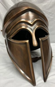 Casco Corinzio Medievale Bronzo Greco Corinto Cosplay Armatura SCA LARP Migliore - Foto 1 di 8