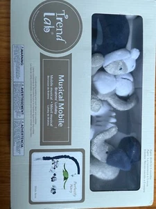 Trend Lab Musical Crib Mobile Grace Brahms Lullaby Safari Animals Baby Nursery - Picture 1 of 2
