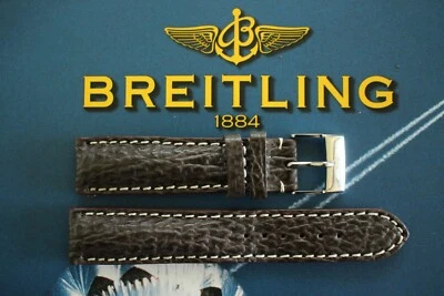 QUALITY 20MM BEIGE HERRINGBONE WATCH BAND WATCHBAND BRACELET STRAP FOR BREITLING Foto 1 de 2