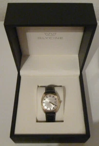 Rarität: Luxus Glycine Swiss Master Date Gold Automatik Swiss Made Uhr-Box -TOP! - Bild 1 von 12