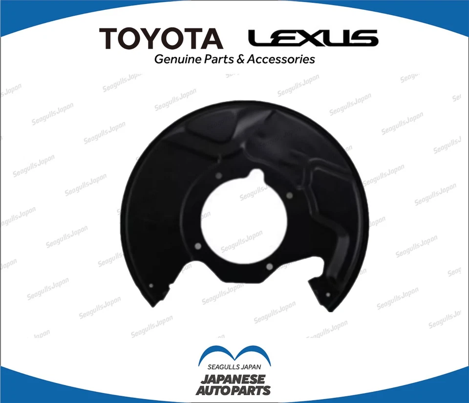 Cubierta antipolvo de freno de disco delantero derecho Toyota genuino OEM LAND CRUISER UZJ100 98-07 Foto 1 de 1