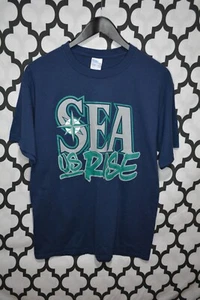 Seattle Mariners SEA US RISE SGA Camisa Azul Manga Corta Talla M - Imagen 1 de 3