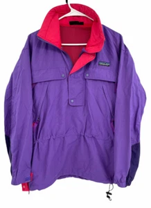 Vintage Patagonia size XS Jacket Pullover 1/2 Snap Anorak Purple - Picture 1 of 12