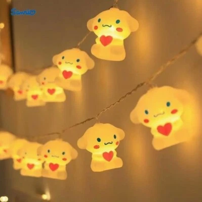 Cadena de luces LED Sanrio 3D Pom Pom Purin 10 luces - ¡Nuevo! ¡Súper lindo! Foto 1 de 4
