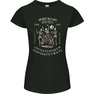 Ouija Spirit Board Halloween Demons Ghosts Womens Petite Cut T-Shirt - Picture 1 of 67