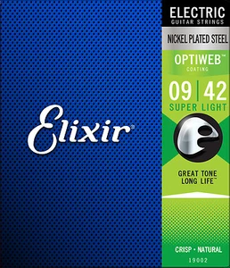 Elixir OPTIWEB Super Light Electric Guitar Strings 9-42 - Bild 1 von 3