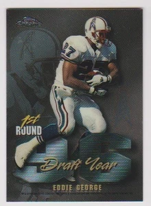 1997 Topps Chrome Draft Year #DR14 Eddie George/Terry Glenn Titans/Patriots - Picture 1 of 2