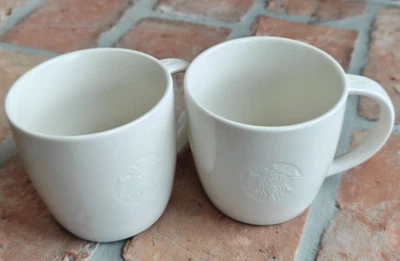 2x Starbucks Tasse / Mug | VENTI |  20oz = 592ml | weiß | Porzellan *TOP* - Bild 1 von 4