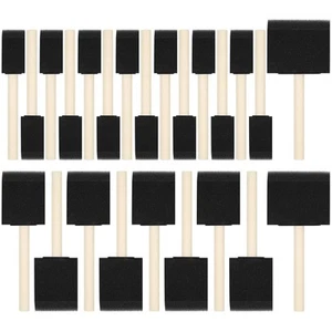 24 Pcs Foam Paint Brushes, Wood Handle Sponge Brushes for Painting, Staining,... - Picture 1 of 7
